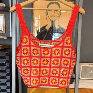 Stoned Immaculate Colorful Crochet Top